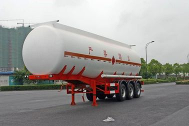 Нержавеющая сталь 38CBM 3axles полуприцепа жидкостной тележки бака/жидкостного газа