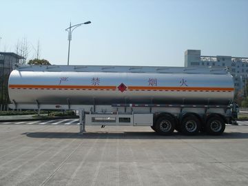 трейлер топливного бака петролеума алюминиевого сплава цапфы 46000L 3x12T BPW передвижной