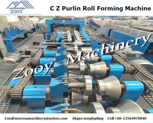 Крен Purlin c z высокой точности формируя машину с 5 тоннами Decoiler и экрана касания