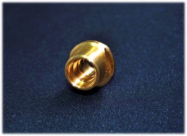 Non части покрынной меди золота установленной пробы повернутые, часть CNC подвергая механической обработке